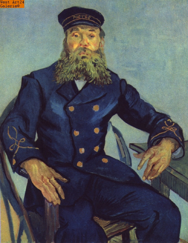 Briefträger Roulin nach van Gogh Gemäldeimitation
